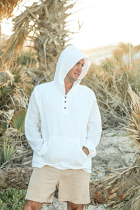 SS Men's Top Men's Knox Hoodie (white muslin)