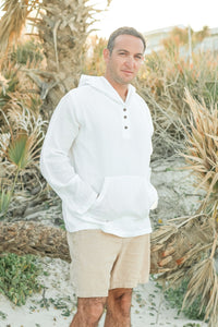 SS Men's Top Men's Knox Hoodie (white muslin)