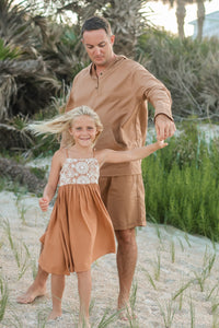 SS Men's Bottoms Men's Knox Shorts (amber linen)