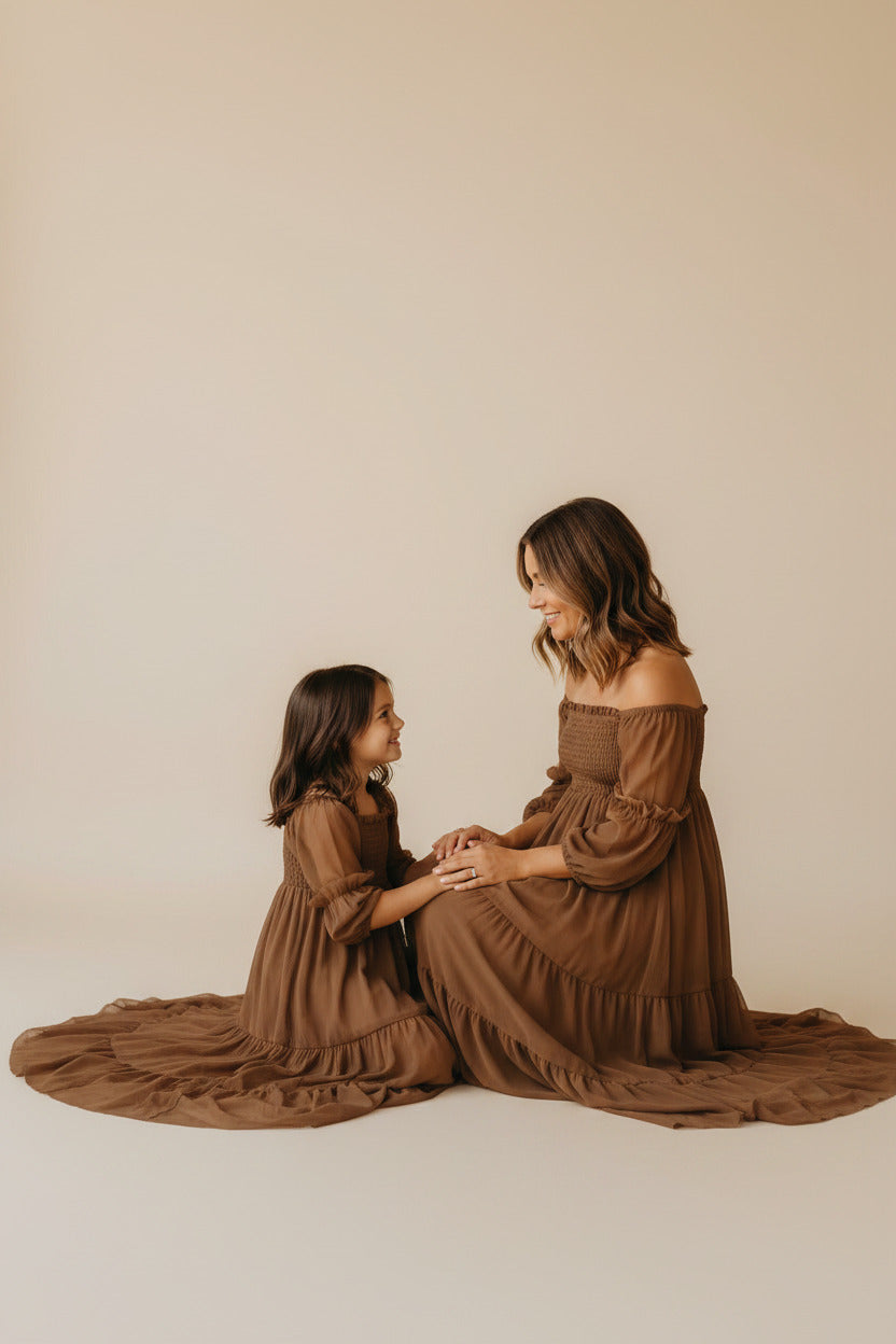 SS Women's Dress Women's Pippa Maxi (cocoa tulle)