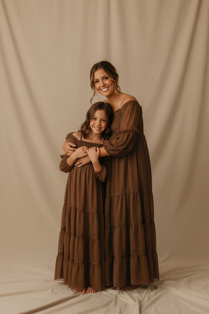 SS Women's Dress Women's Pippa Maxi (cocoa tulle)