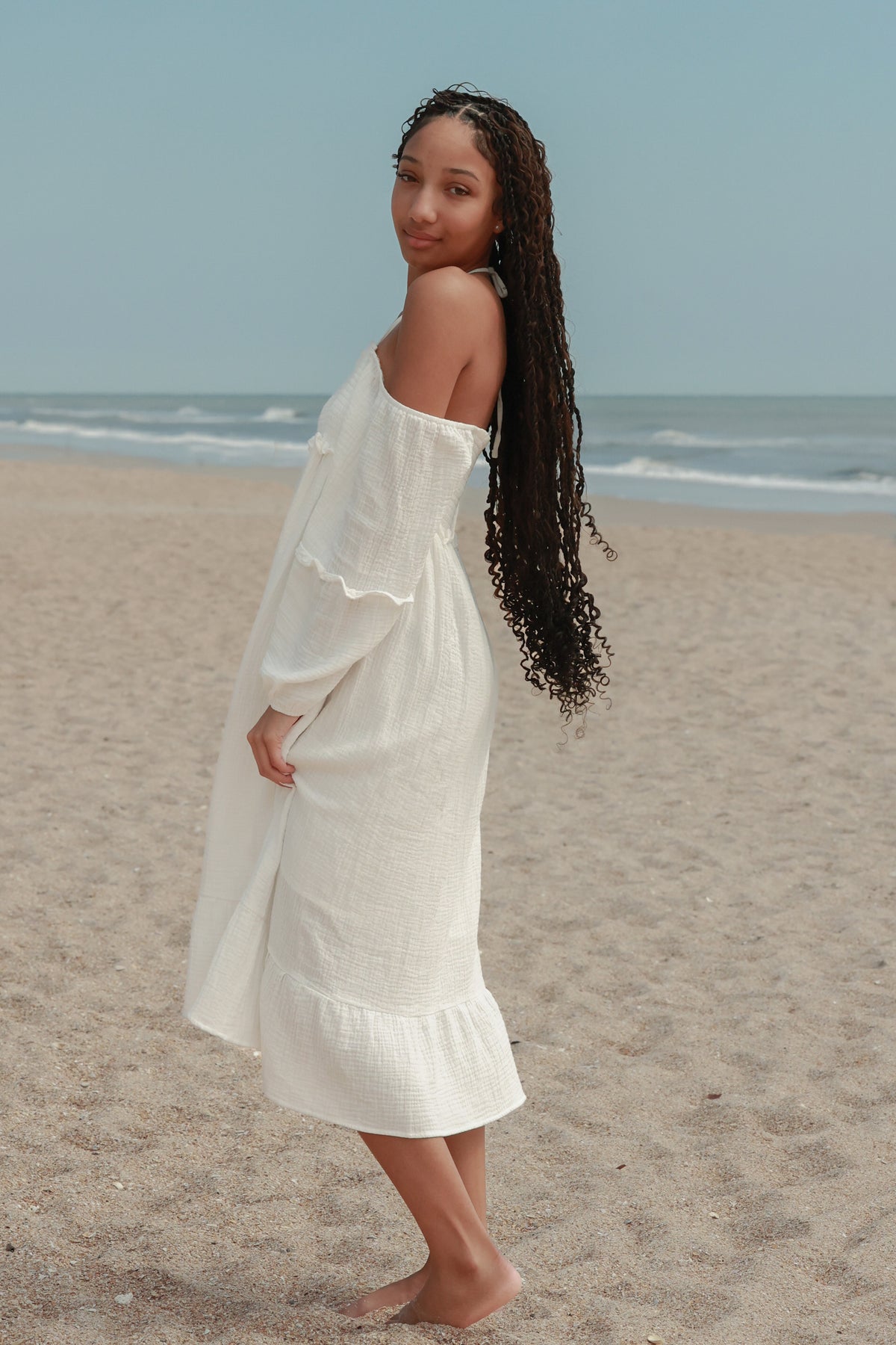 SS Women's Dress Women's Pippa Dress (white muslin)