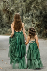 SS Girl's Dress Wendy Dress (forest tulle)