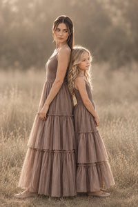 SS Women's Dress Women's Wendy Dress (mocha tulle)