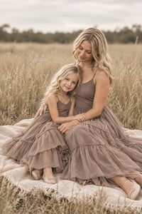 SS Wendy Dress mocha tulle