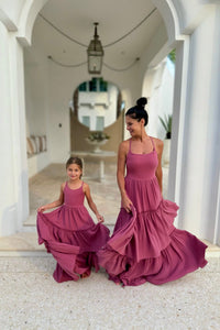 SS Girl's Dress Wendy Dress (rose muslin)