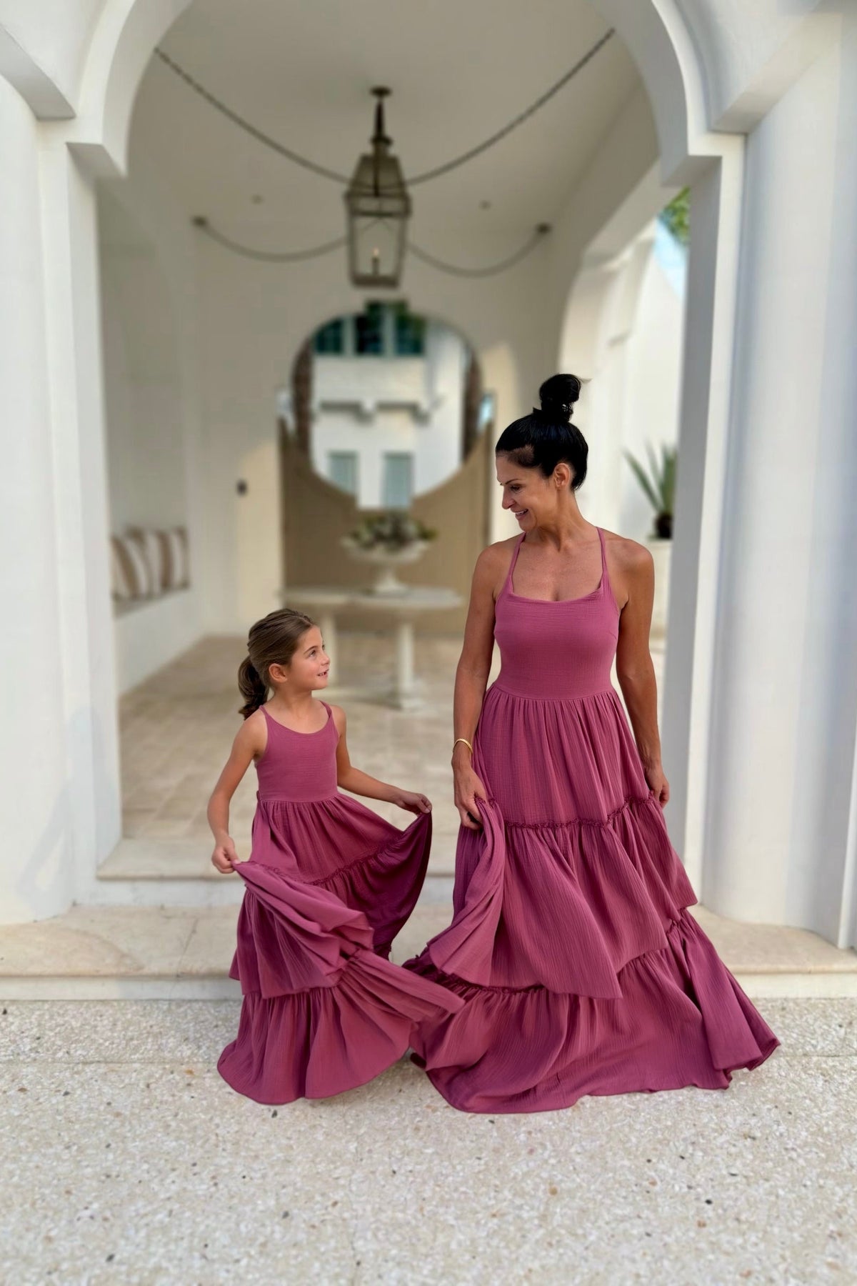 SS Girl's Dress Wendy Dress (rose muslin)