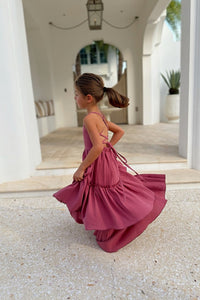 SS Girl's Dress Wendy Dress (rose muslin)