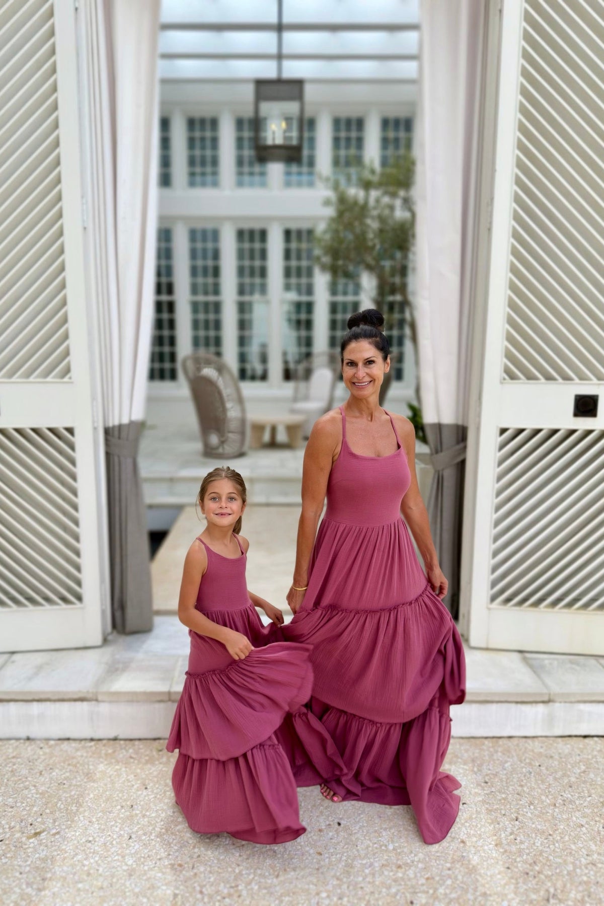 SS Girl's Dress Wendy Dress (rose muslin)