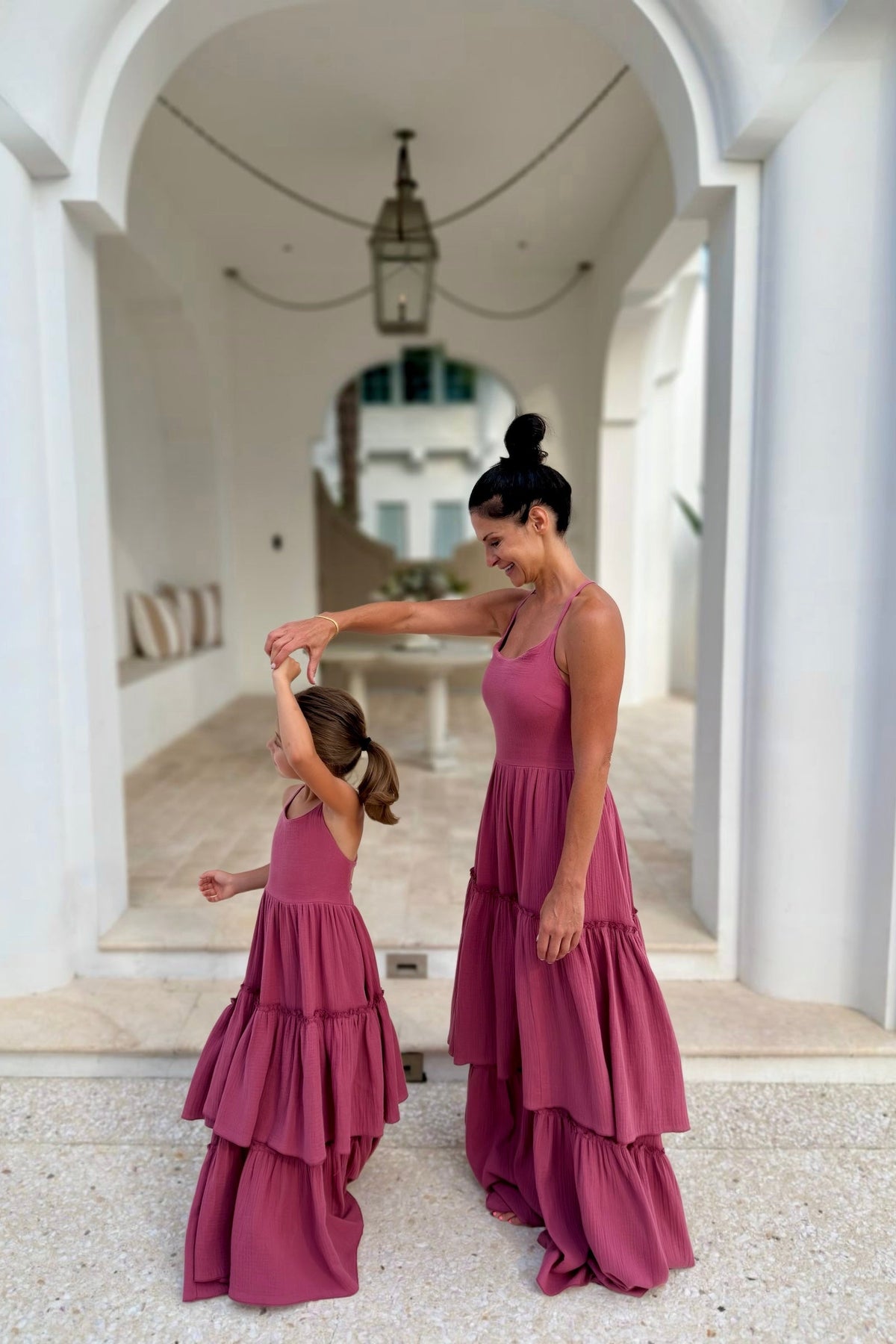SS Girl's Dress Wendy Dress (rose muslin)