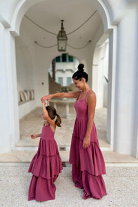 SS Girl's Dress Wendy Dress (rose muslin)