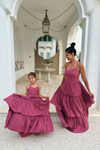 SS Girl's Dress Wendy Dress (rose muslin)