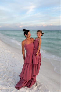 SS Girl's Dress Wendy Dress (rose muslin)