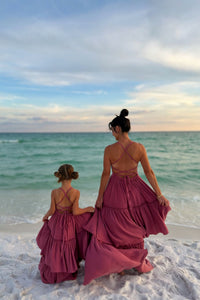 SS Girl's Dress Wendy Dress (rose muslin)