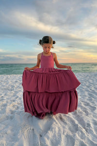 SS Girl's Dress Wendy Dress (rose muslin)