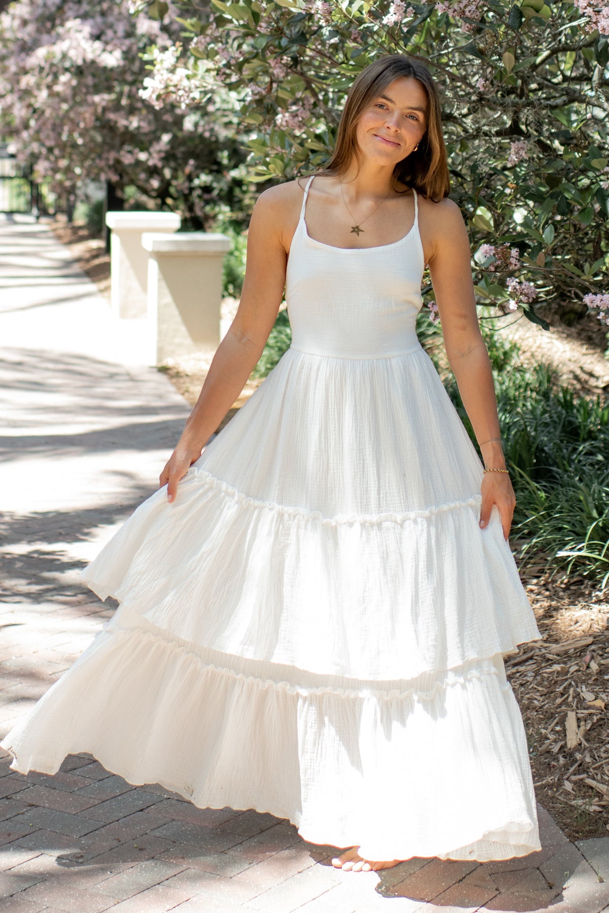 SS Women's Dress Women's Wendy Dress (white muslin)