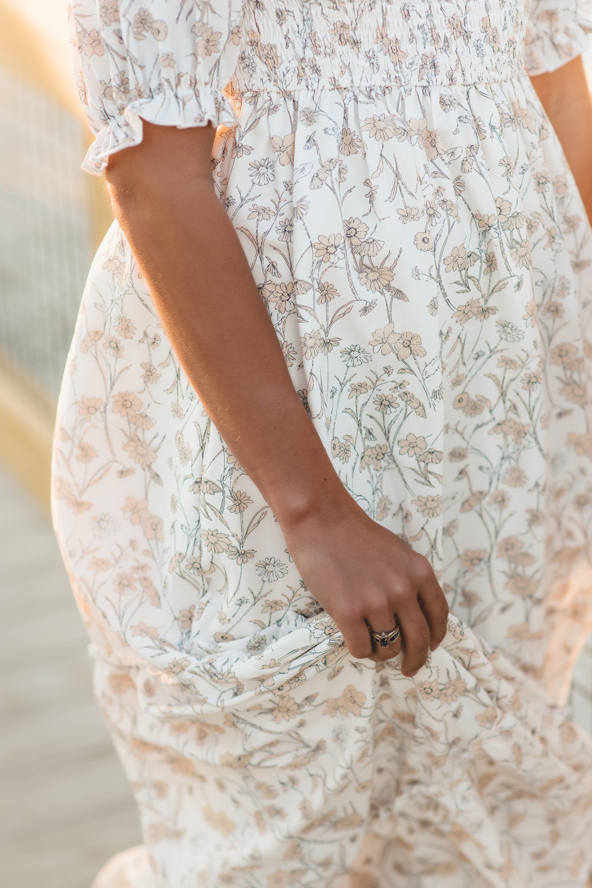 SS Women's Dress Women's Elle Dress (art floral)