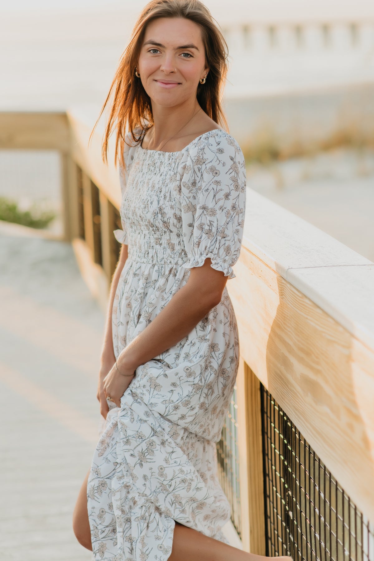 SS Women's Dress Women's Elle Dress (art floral)