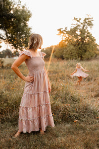 SS Women's Dress Women's Pia Dress (brown gingham)