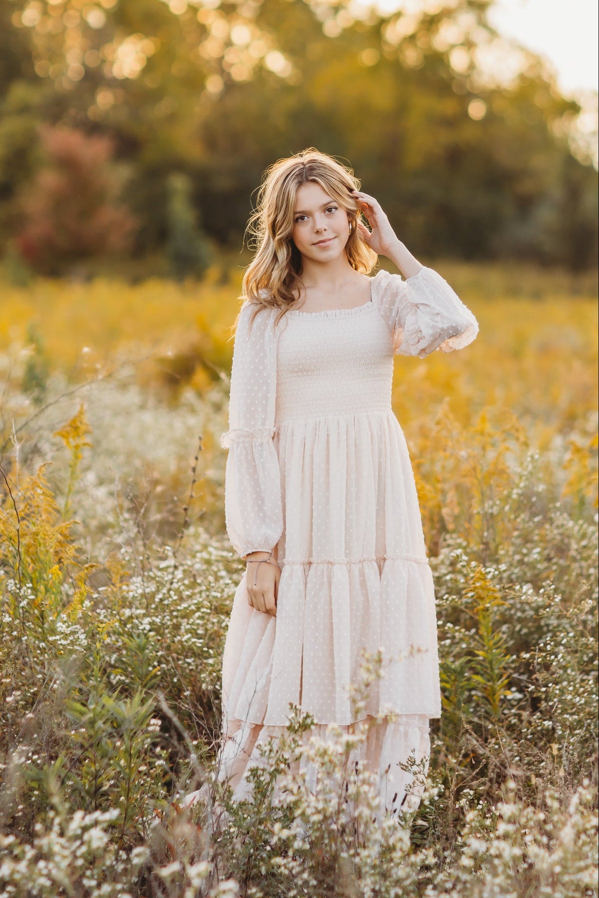 SS Women's Dress Women's Jolene Dress (natural swiss dot)
