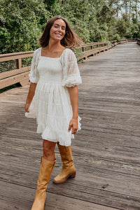SS Women's Dress Women's Karina Mini (ivory chiffon)