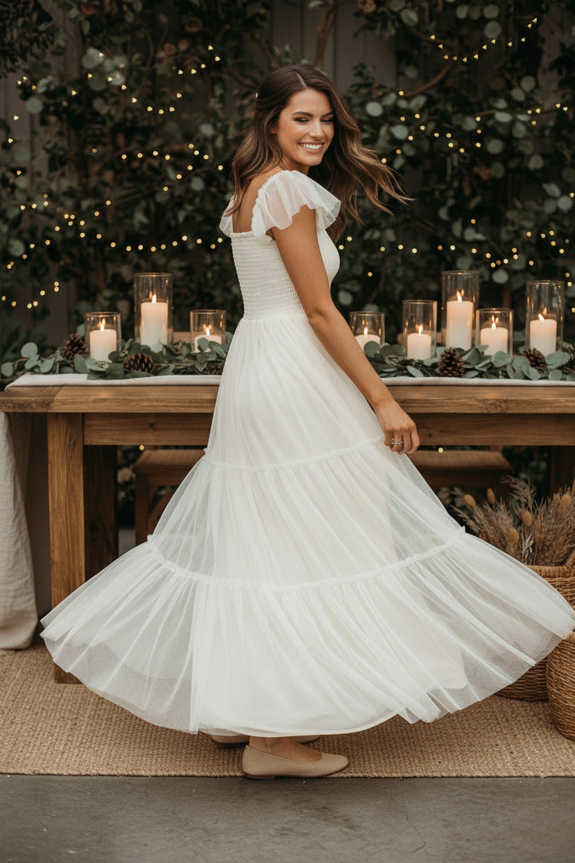 SS Women's Dress Women's Marabella Dress (antique ivory tulle)