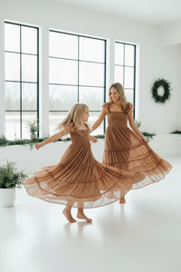 SS Women's Dress Women's Marabella Dress (mocha swiss dot)