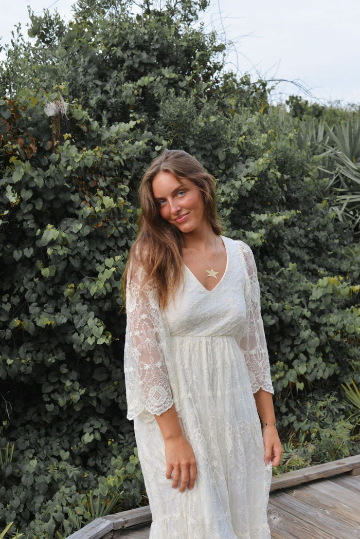 SS Women's Dress Women's Ophelia Maxi (ivory lace)