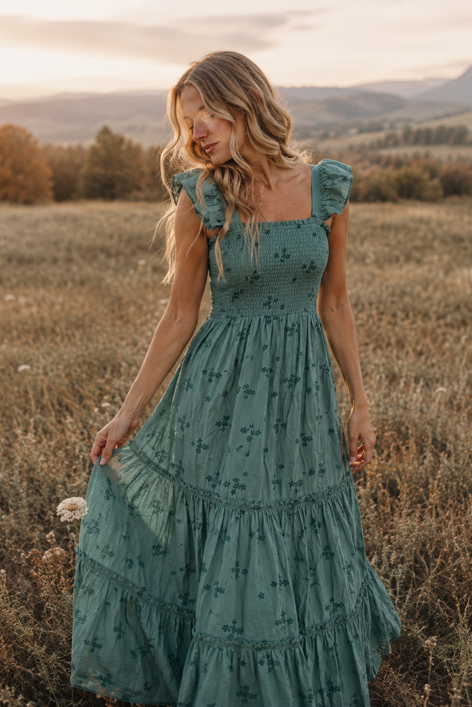 SS Women's Dress Women's Pia Dress (jade bloom)