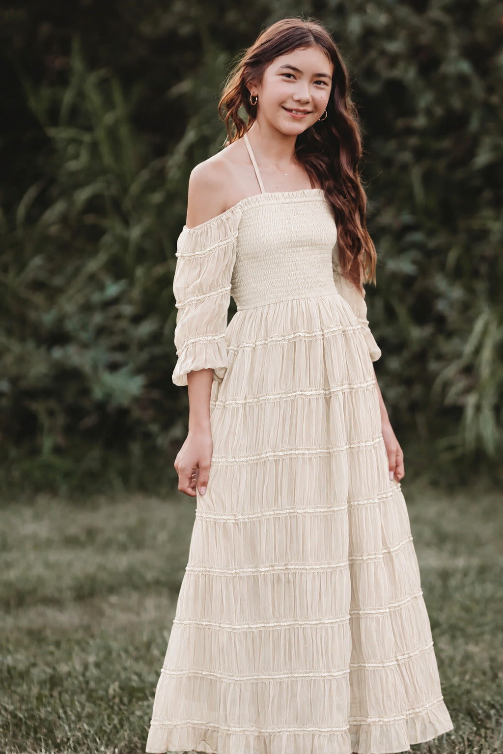 SS Women's Dress Women's Pippa Maxi (ivory chiffon)