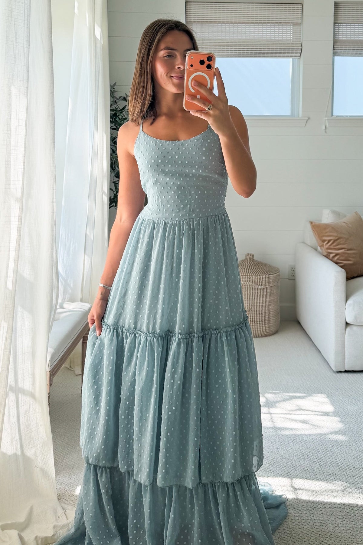 SS Women's Wendy Dress Blue Swiss Dot
