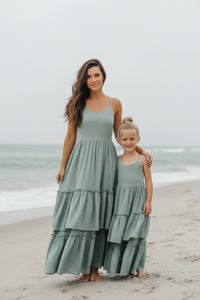 SS Women's Dress Women's Wendy Dress (soft teal muslin)