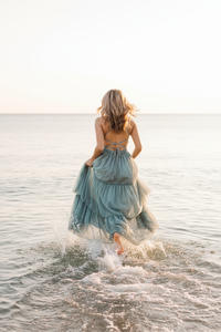 SS Women's Dress Women's Wendy Dress (soft teal tulle)