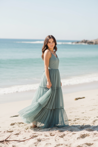 SS Women's Dress Women's Wendy Dress (soft teal tulle)