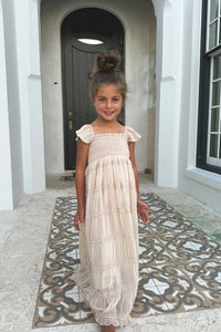SS Girl's Dress Marabella Dress (natural chiffon)