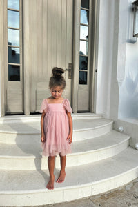 SS Girl's Dress Fawn Dress (soft pink tulle)