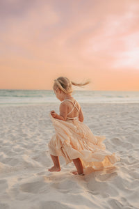 SS Girl's Dress Wendy Dress (sand muslin)