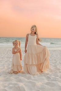 SS Girl's Dress Wendy Dress (sand muslin)