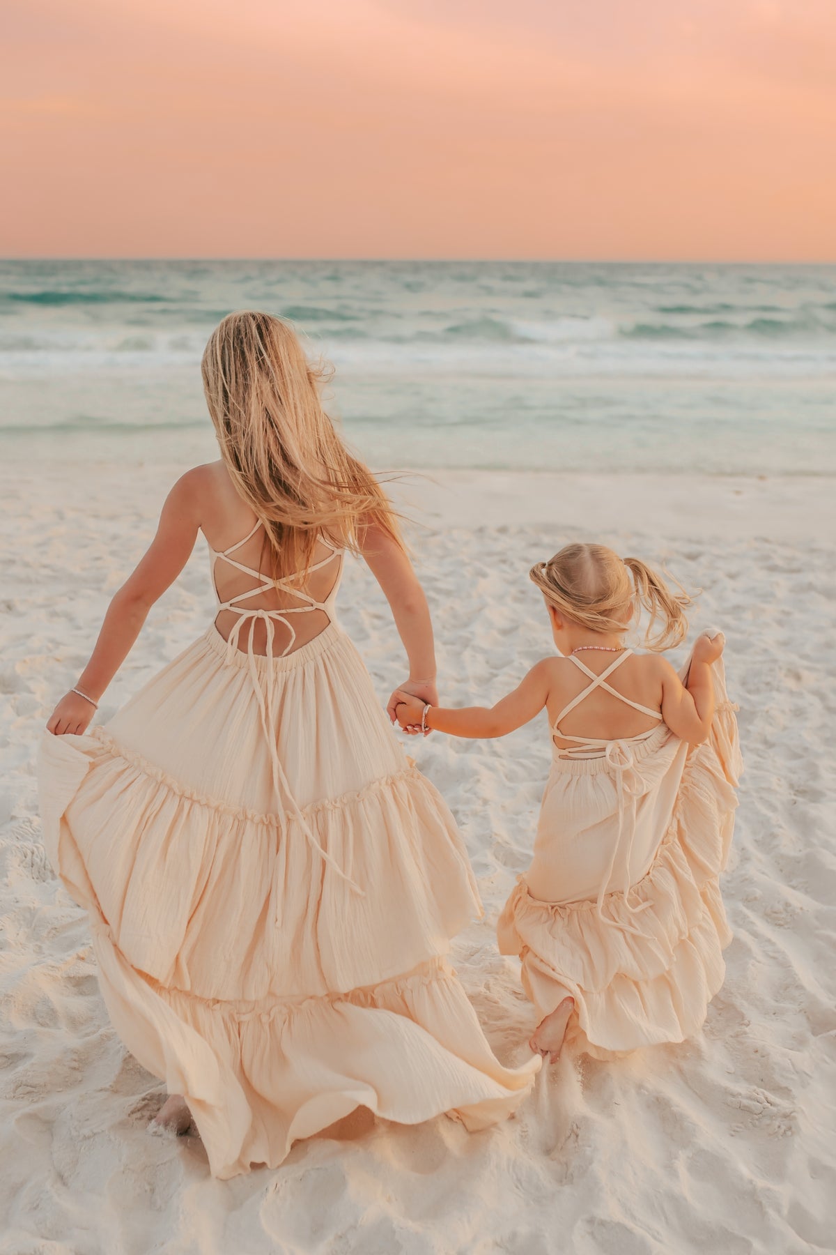 SS Girl's Dress Wendy Dress (sand muslin)
