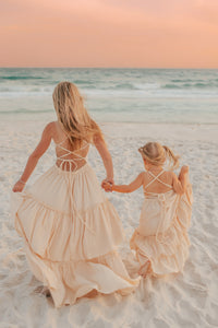 SS Girl's Dress Wendy Dress (sand muslin)