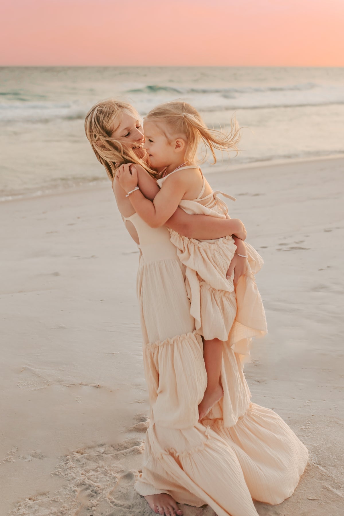 SS Girl's Dress Wendy Dress (sand muslin)