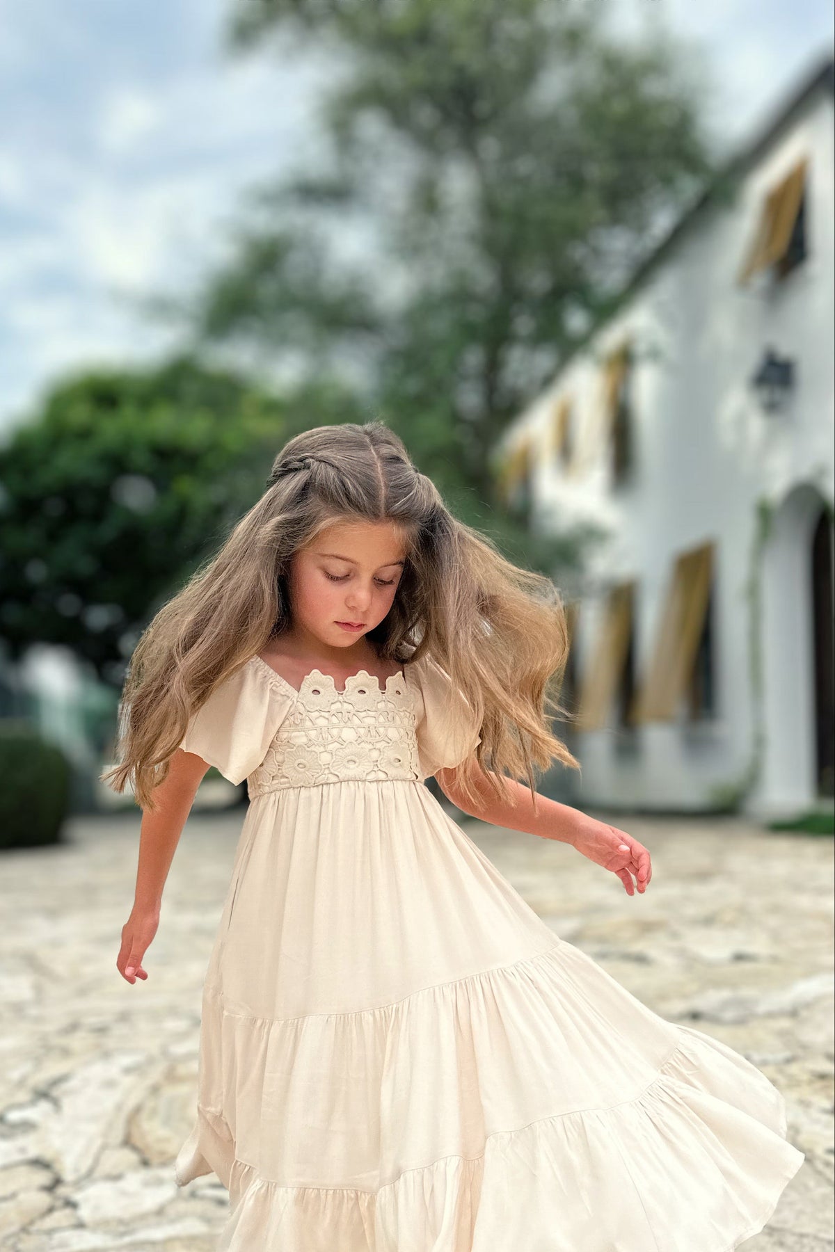 SS Girl's Dress Winnie Lace Dress (natural)