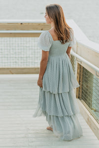 SS Women's Dress Women's Willa Maxi Dress (sage swiss dot)