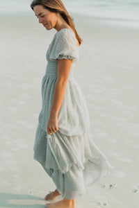 SS Women's Dress Women's Willa Maxi Dress (sage swiss dot)