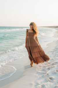 SS Women's Dress Women's Marabella Dress (mocha muslin)