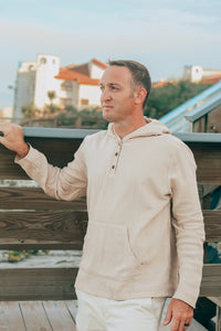 SS Men's Top Men's Knox Hoodie (latte muslin)