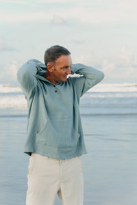 SS Men's Top Men's Knox Hoodie (soft teal muslin)