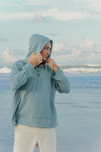 SS Men's Top Men's Knox Hoodie (soft teal muslin)