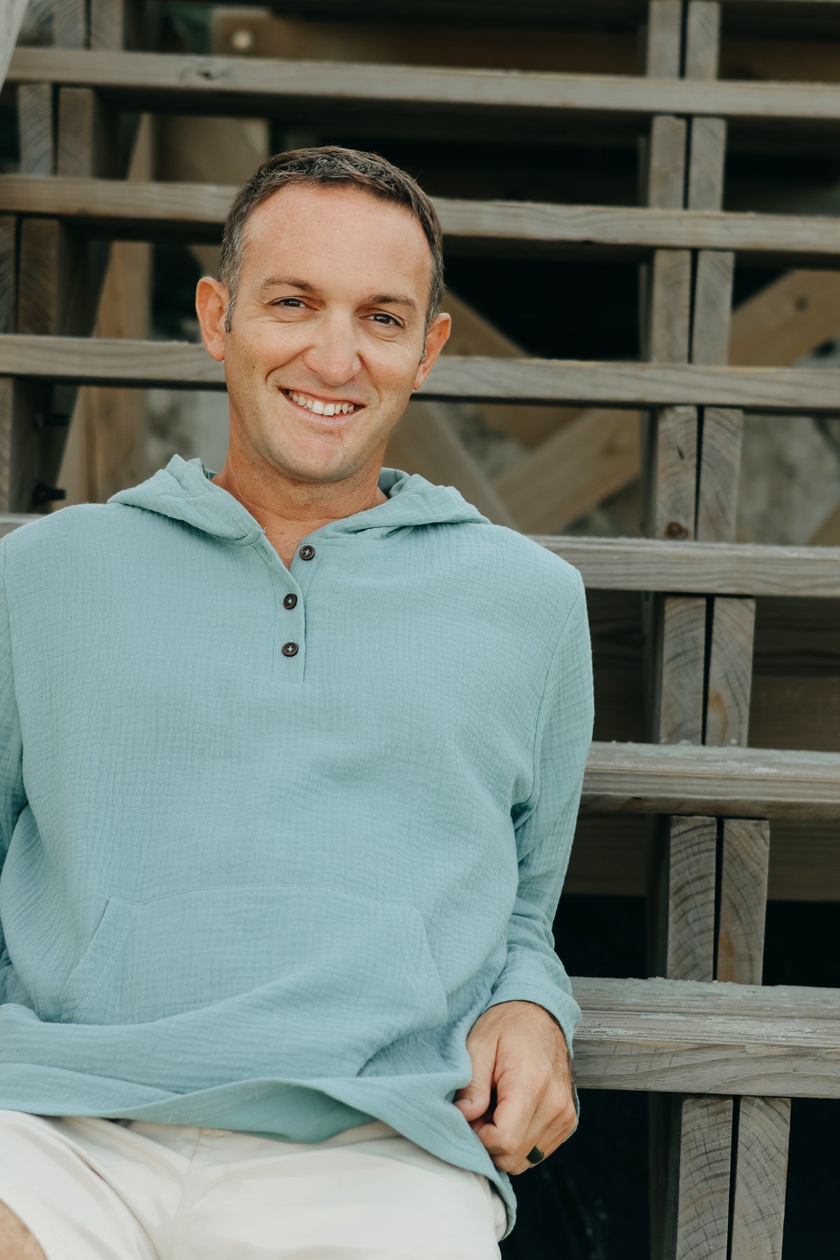 SS Men's Top Men's Knox Hoodie (soft teal muslin)