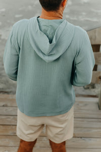 SS Men's Top Men's Knox Hoodie (soft teal muslin)